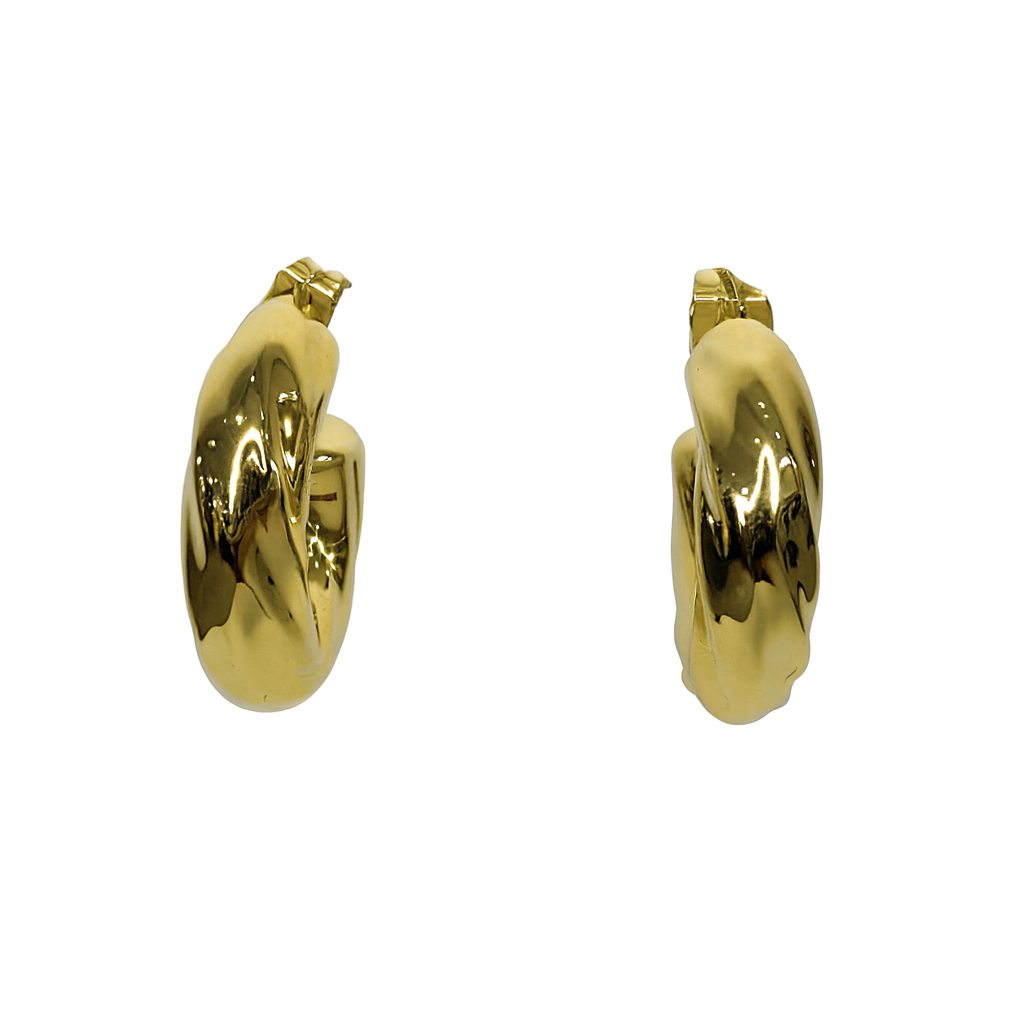 Orecchino spirale gold