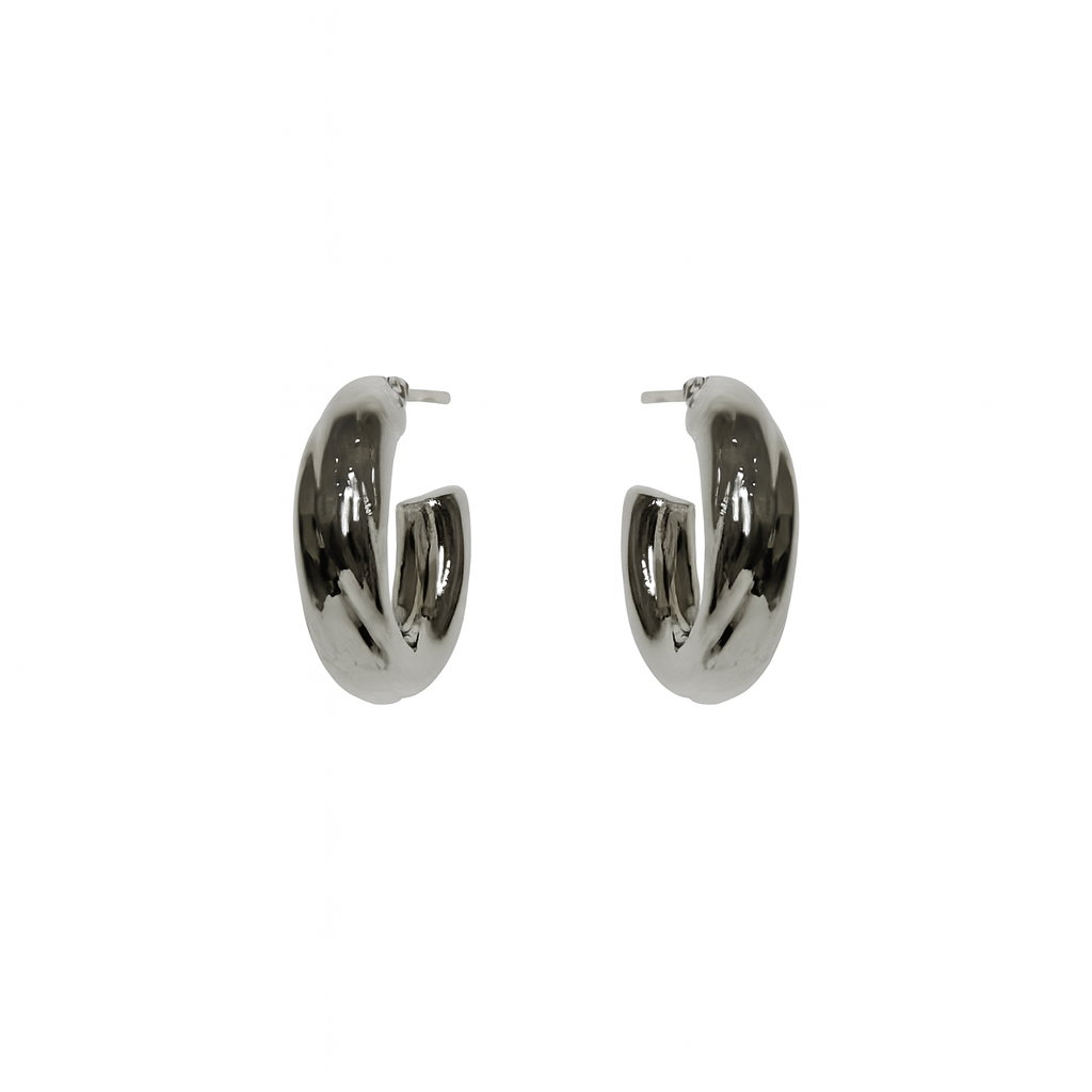 Orecchino spirale silver