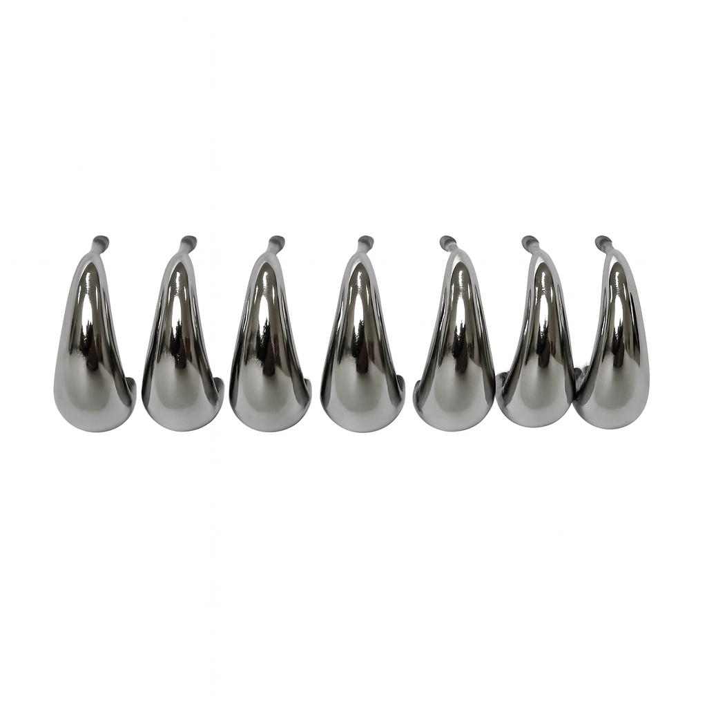 Set cerchio bombato silver