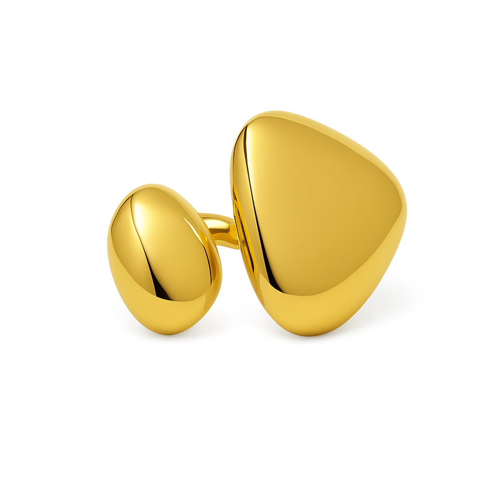 Anello contemporary gold