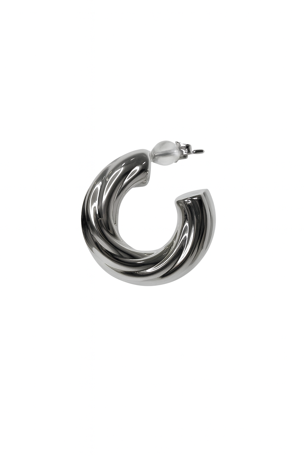 Orecchino spirale silver