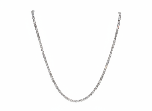 Collana tennis silver
