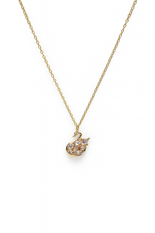 Collana swan gold