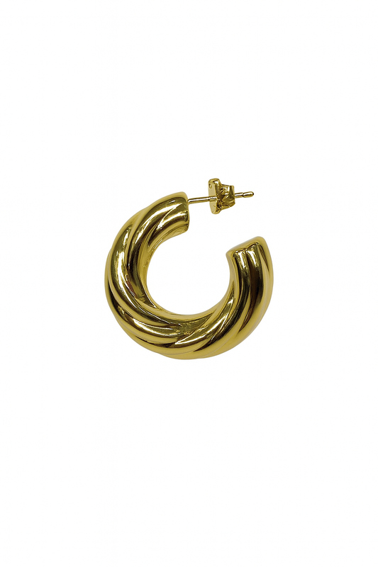 Orecchino spirale gold