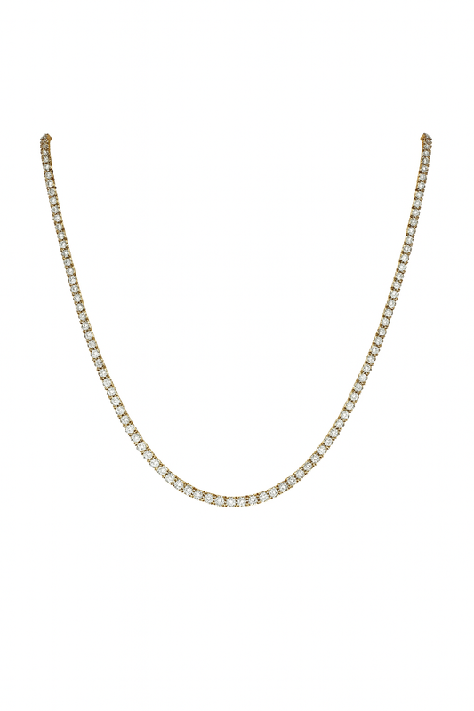 Collana tennis gold