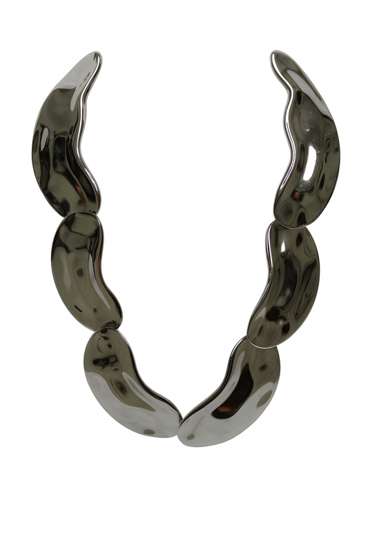 Collana Agata silver