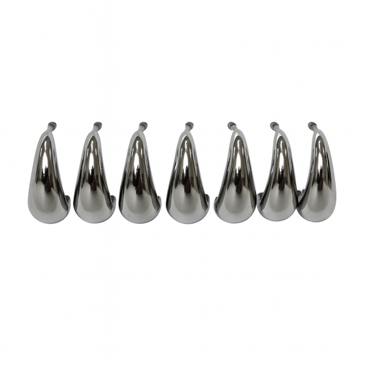 Set cerchio bombato silver